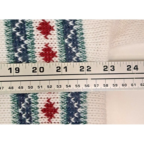 Vtg 90s Clifton Place Sweater Women's L Aztec Geometric Southwest Made in USA - Picture 4 of 6